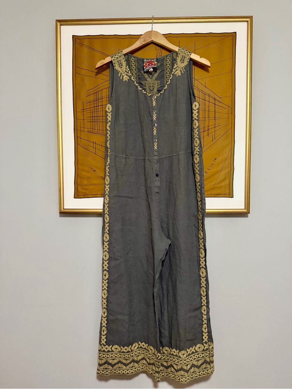 Johnny Was Linen Jumpsuit